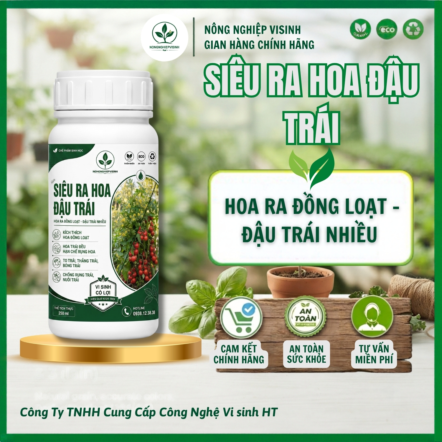 Siêu ra hoa đậu trái